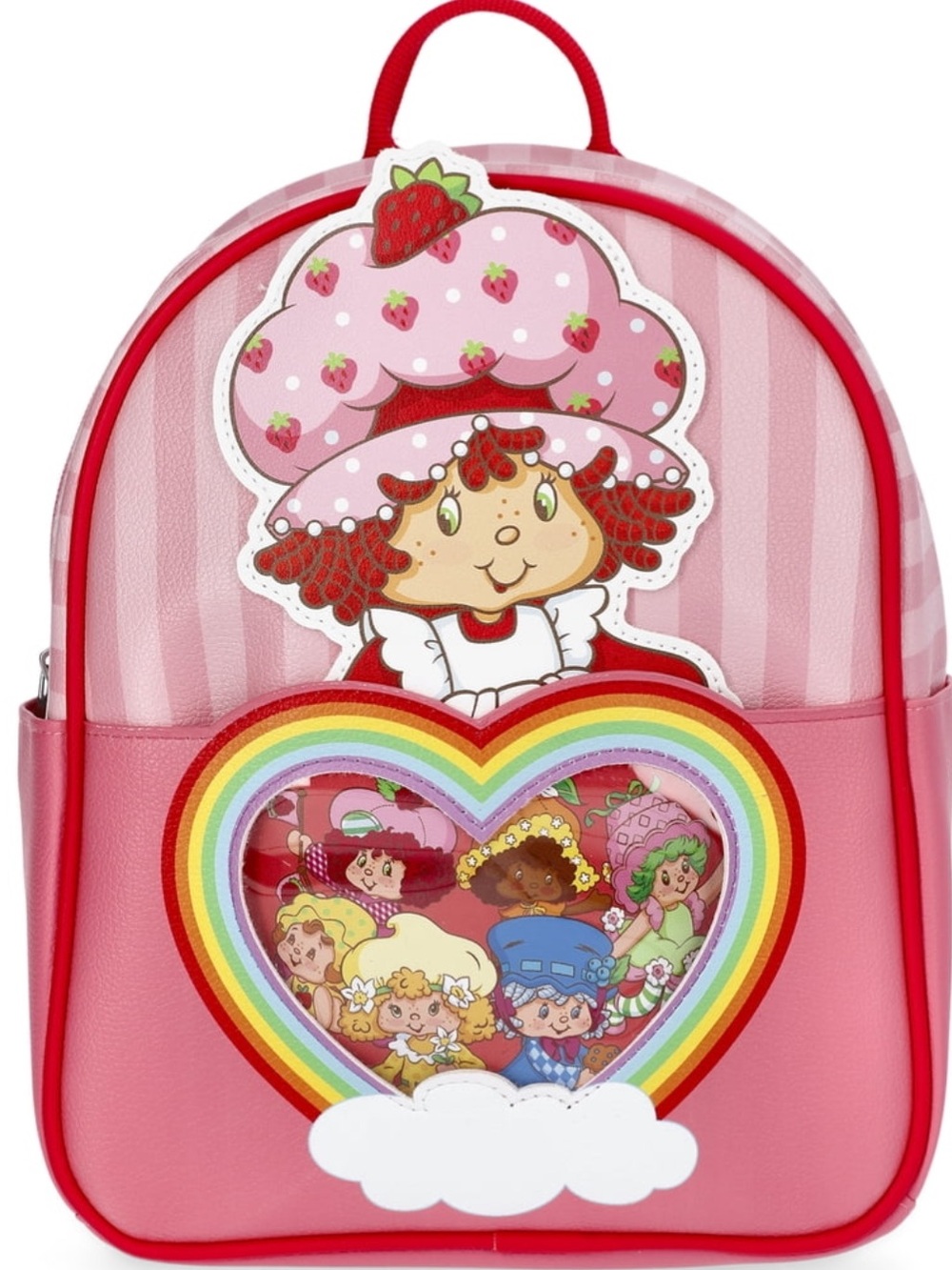 Strawberry Shortcake Mini Bag back characters: all 5 characters